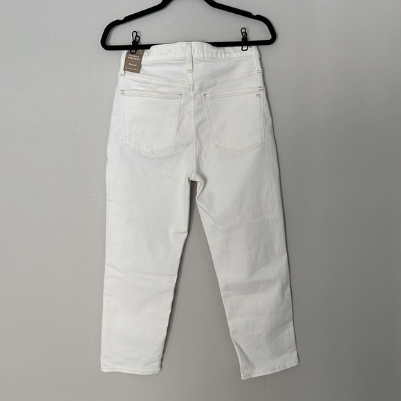 Madewell Petite Classic Straight Jeans in Tile White - Picture 3 of 6